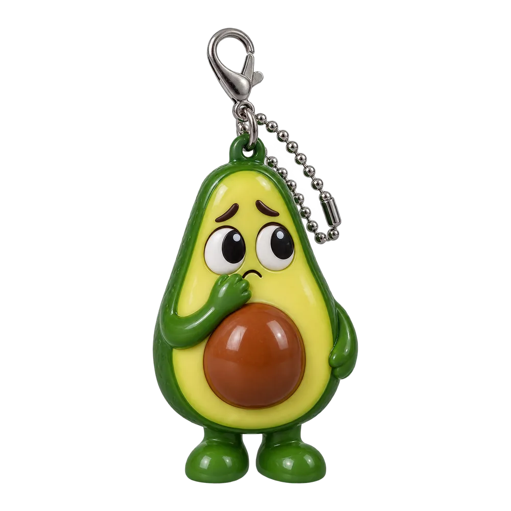 Anxious Avocado, front view