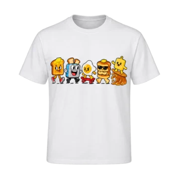 Breakfast Riot Parade Tee, back or side view