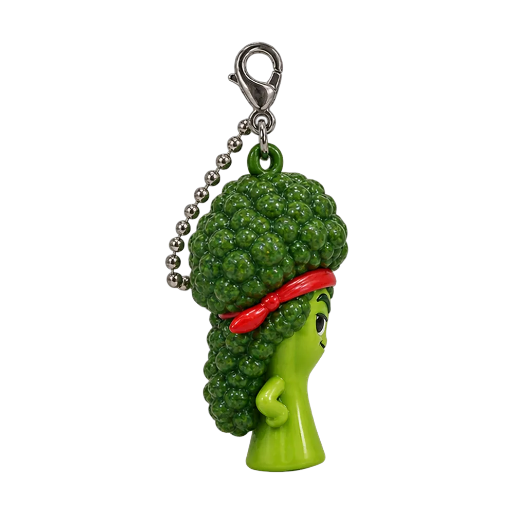 Broccoli Mullet, back or side view
