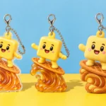 Butter Surfer in PVC, acrylic and plush