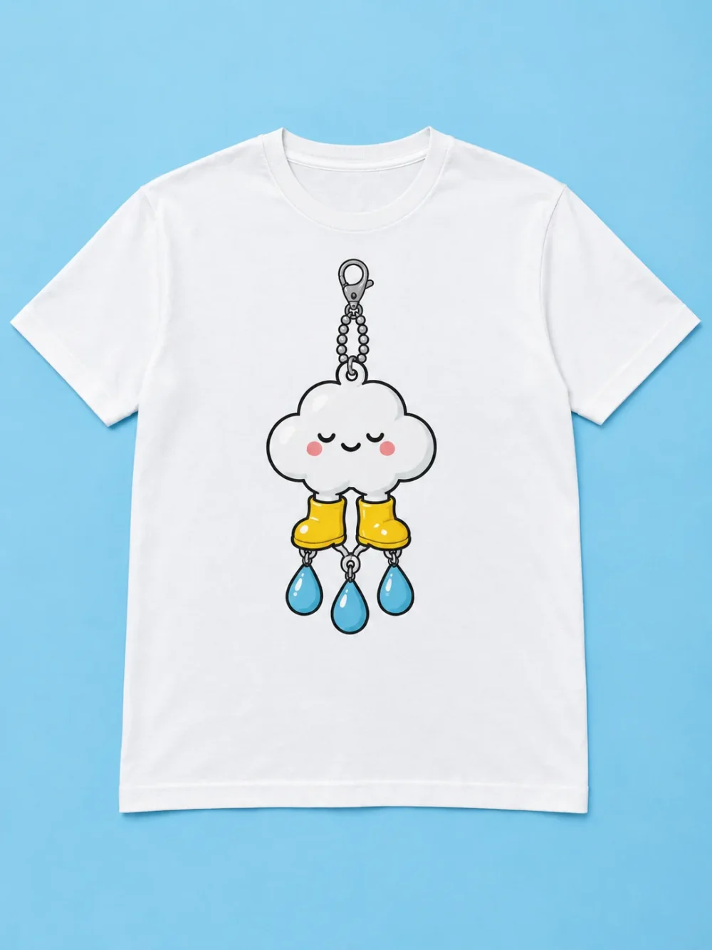 Cloud in Wellies Tee, front view
