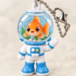 Goldfish Astronaut close up