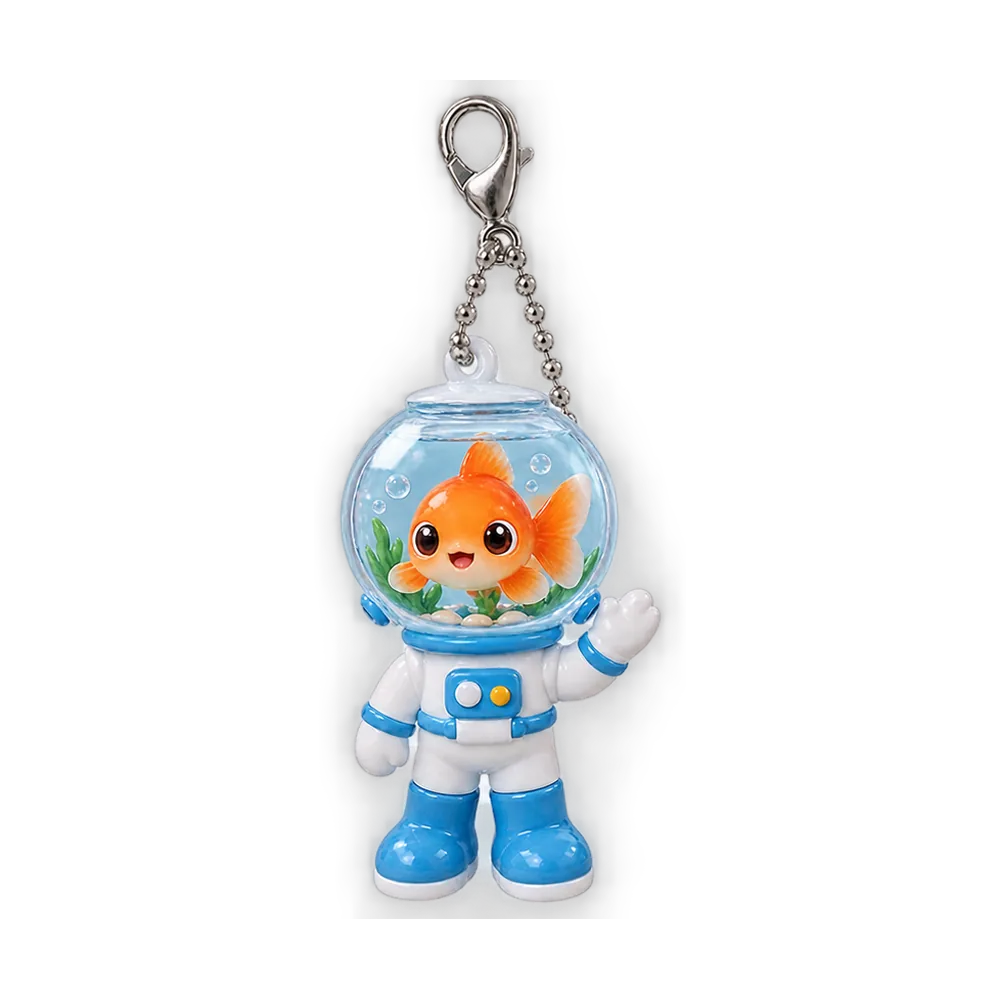 Goldfish Astronaut, back or side view