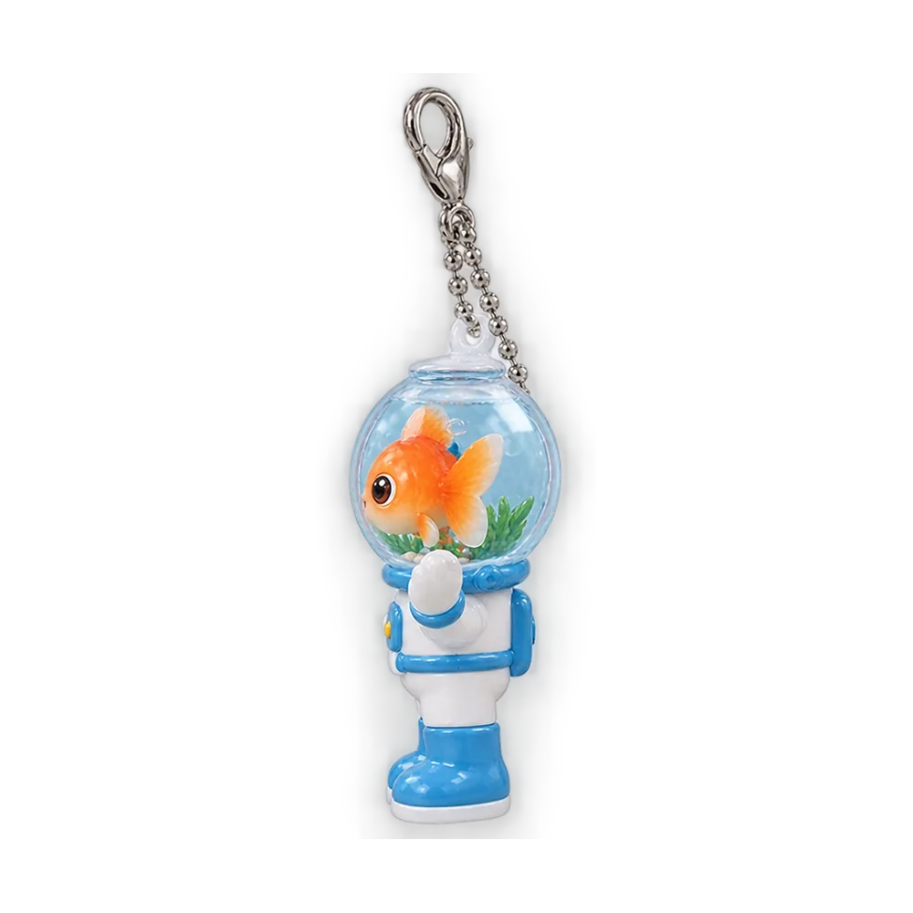 Goldfish Astronaut, back or side view