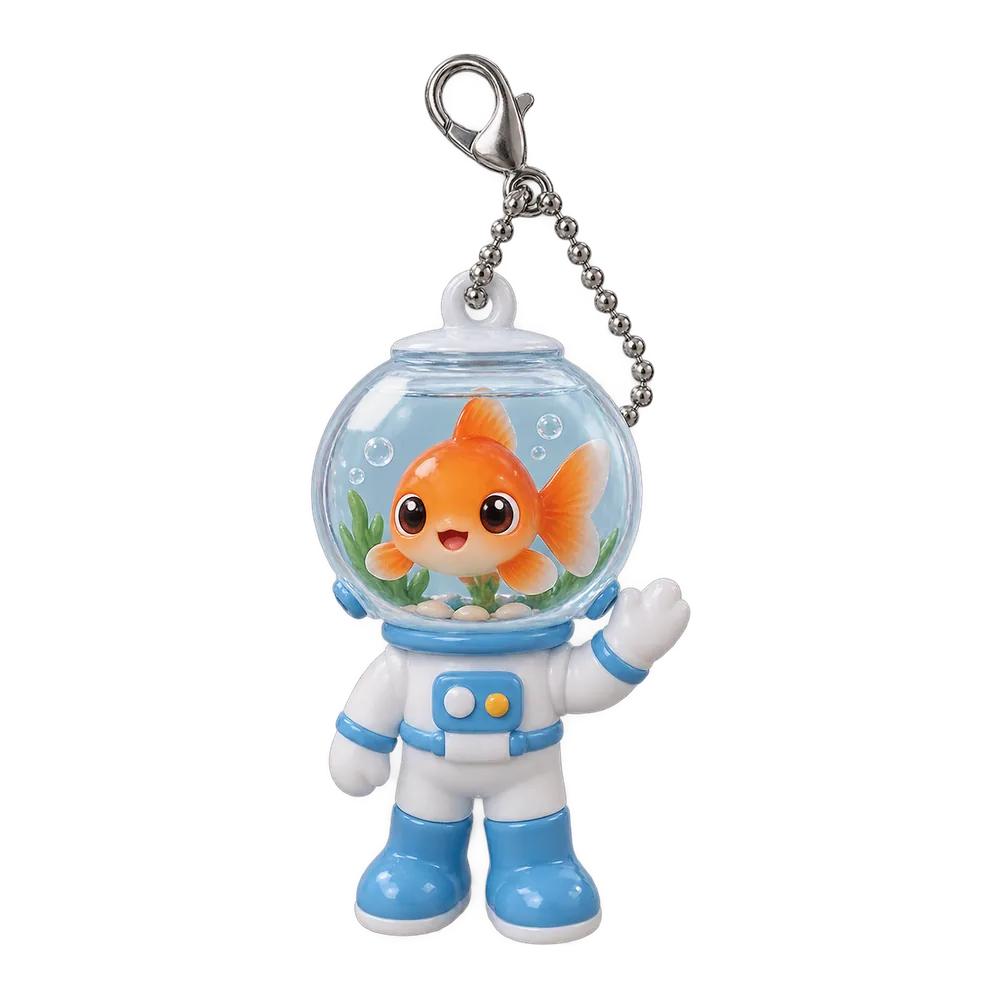 Goldfish Astronaut, front view