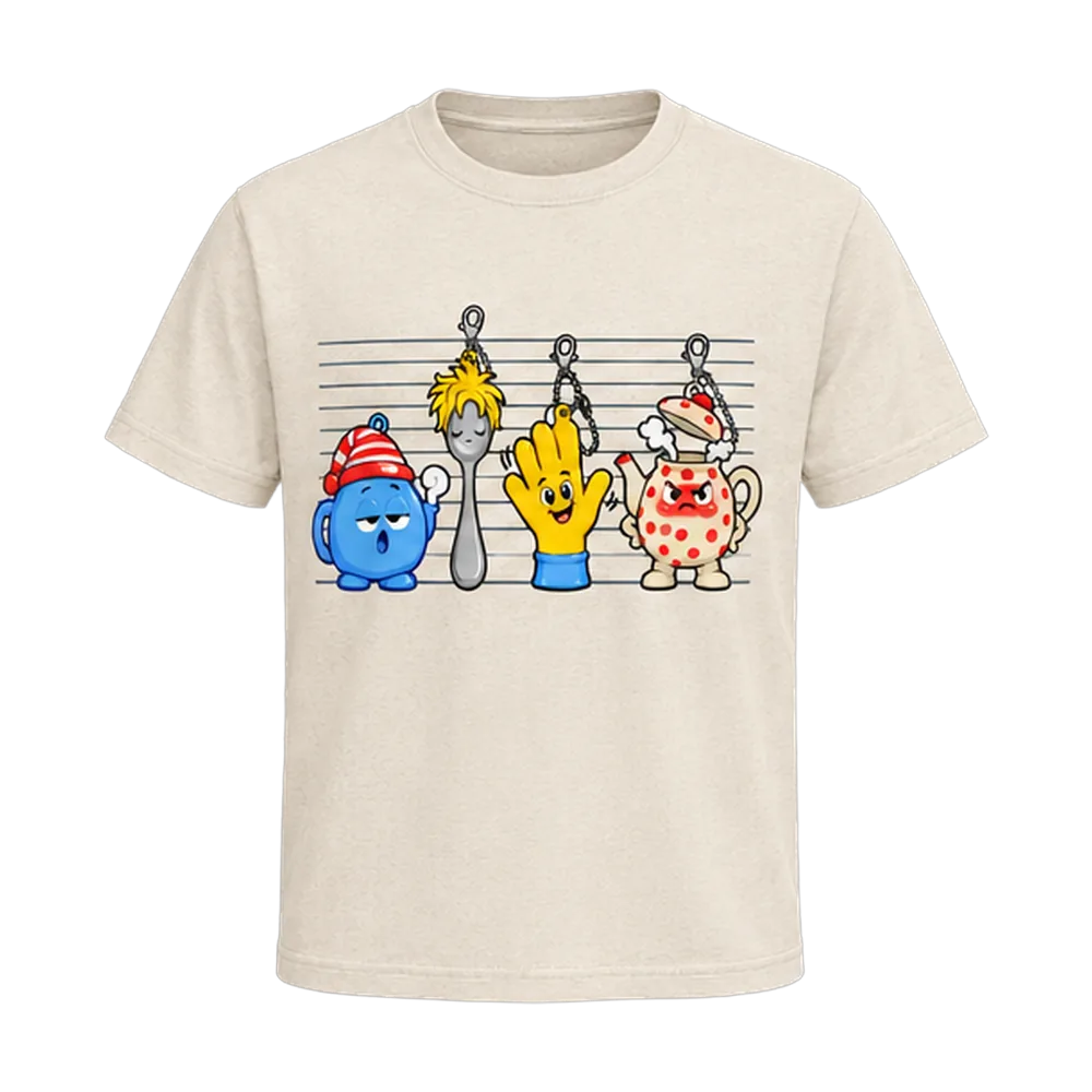Kitchen Drawer Line-up Tee, back or side view