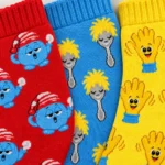 Kitchen Drawer Socks, 3 Pairs close up