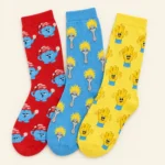 Kitchen Drawer Socks, 3 Pairs, front view