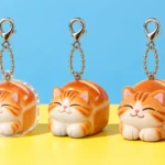 Loaf Cat in PVC, acrylic and plush