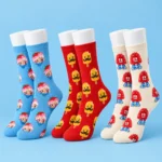 Melt Down Socks, 3 Pairs, back or side view