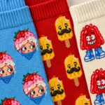 Melt Down Socks, 3 Pairs close up