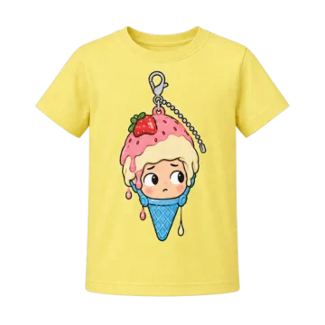 Melting Helmet Tee, back or side view