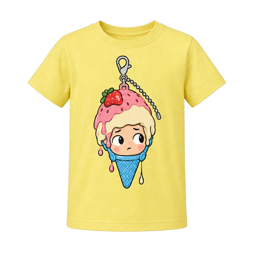 Melting Helmet Tee, back or side view