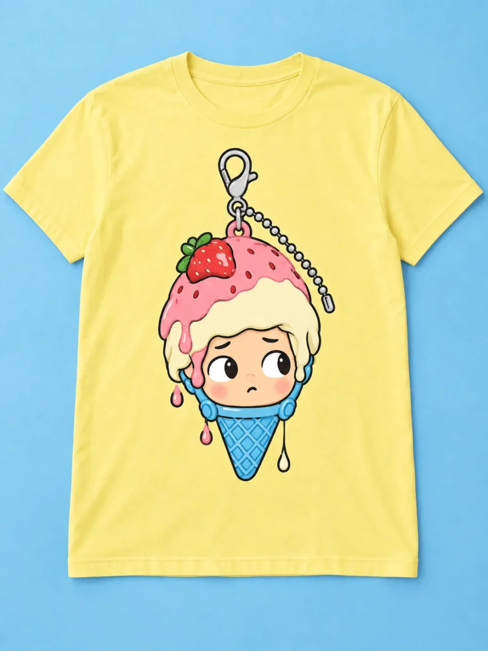Melting Helmet Tee, front view