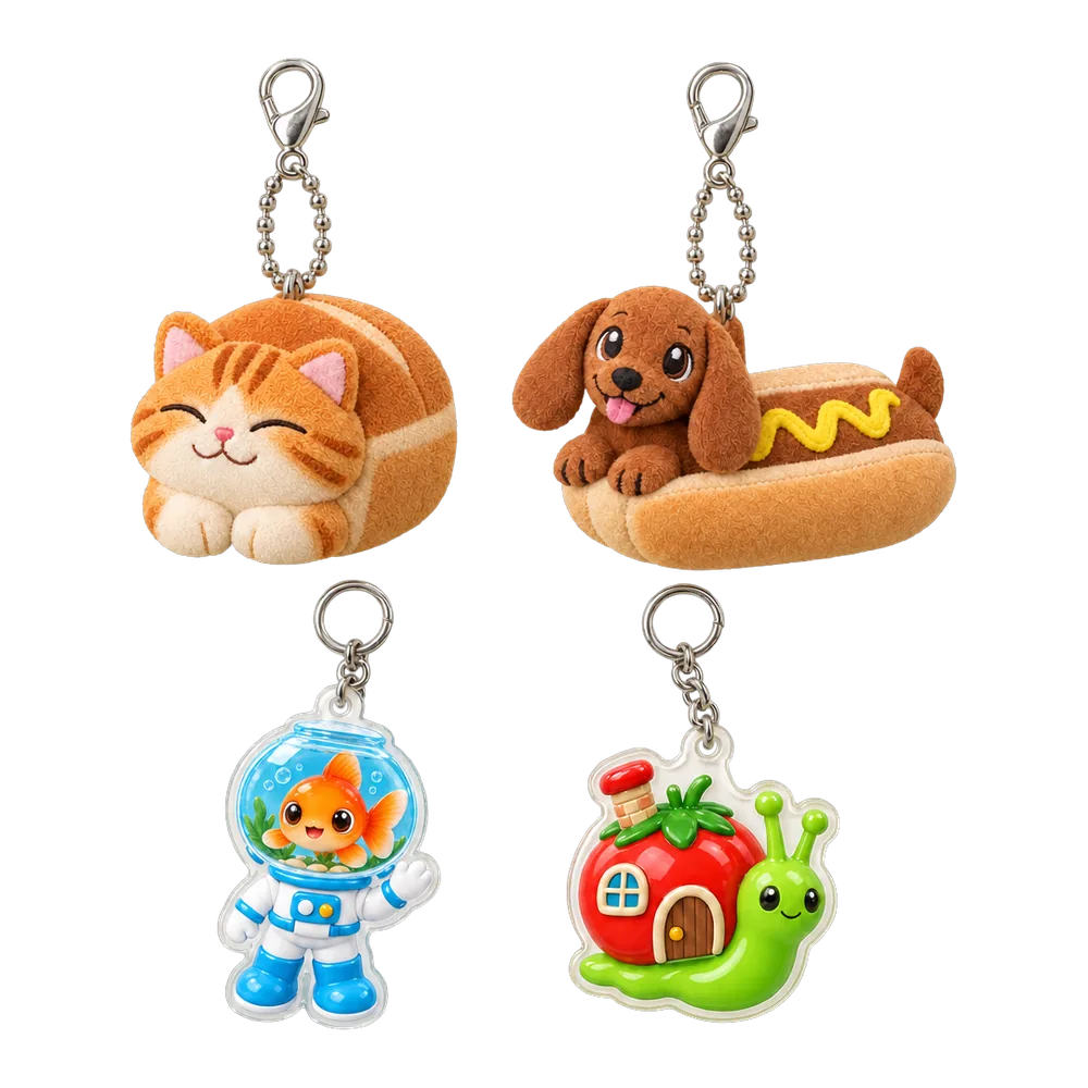 Odd Pets Set, back or side view