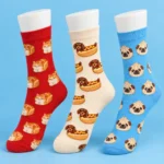Odd Pets Socks, 3 Pairs, back or side view