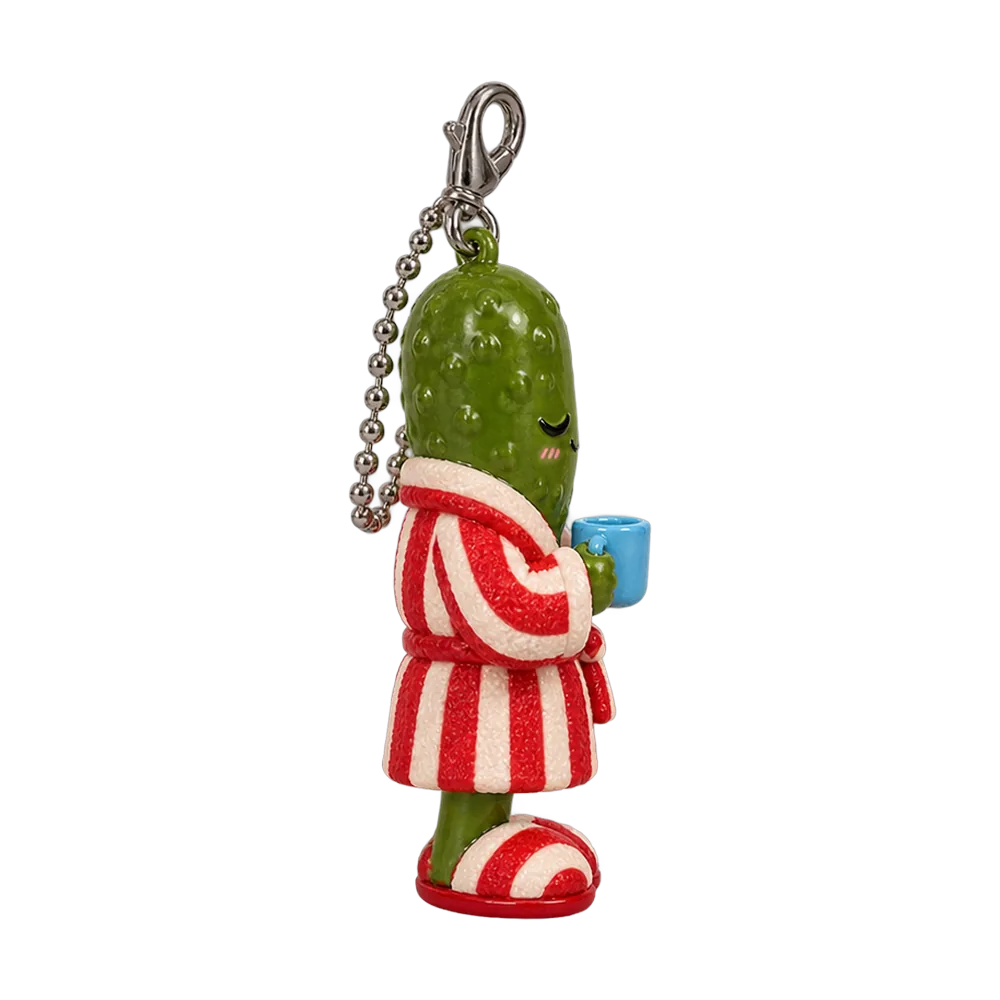 Pickle in a Bathrobe, back or side view