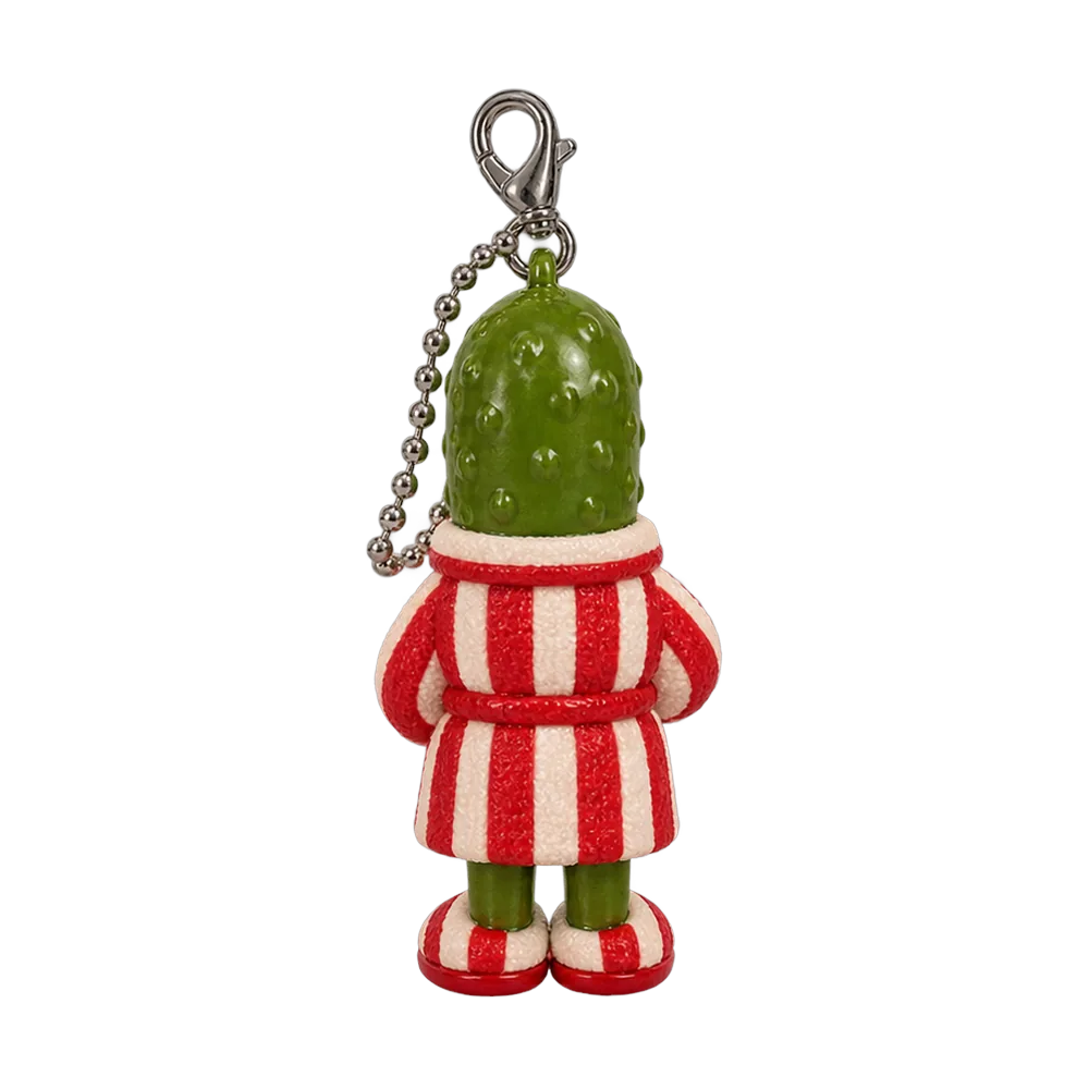 Pickle in a Bathrobe, back or side view