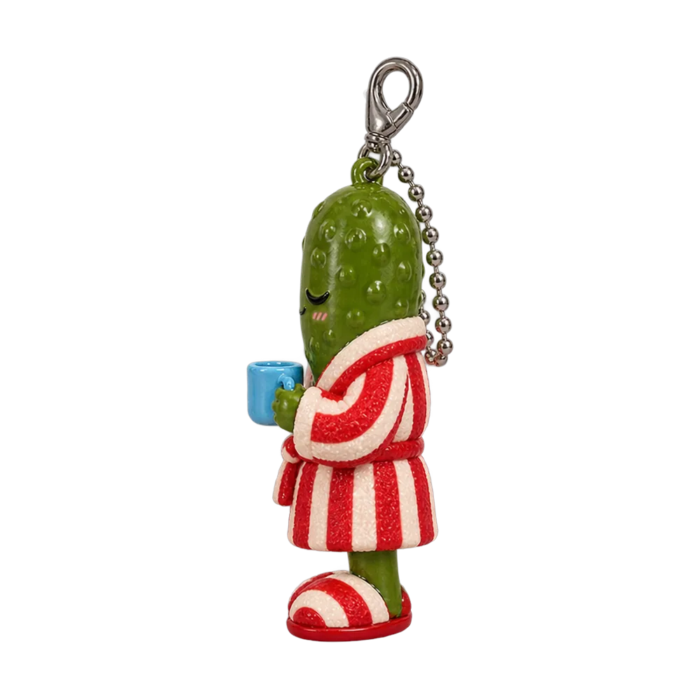 Pickle in a Bathrobe, back or side view