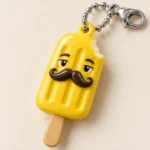 Popsicle Moustache close up