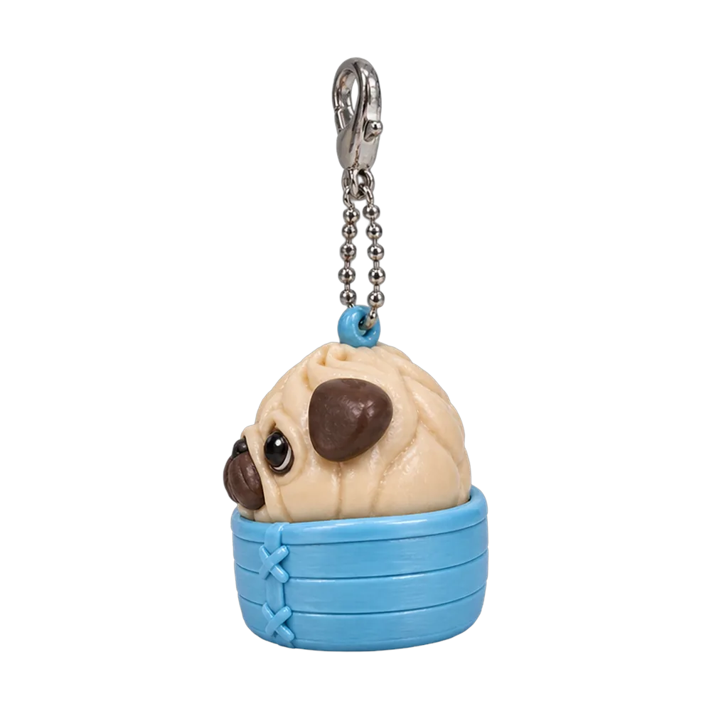 Pug Dumpling, back or side view