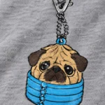 Pug Dumpling Pocket Tee close up