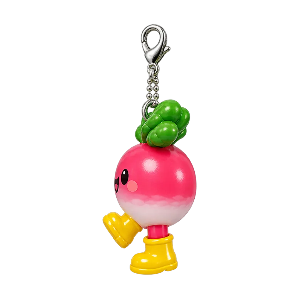 Radish in Wellies, back or side view