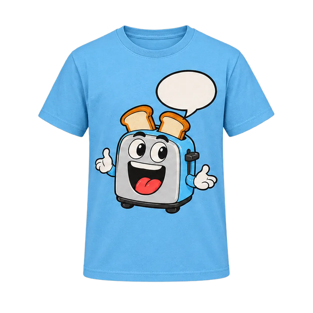Talking Toaster Tee, back or side view