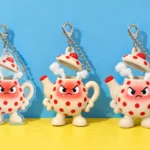 Teapot Tantrum in PVC, acrylic and plush