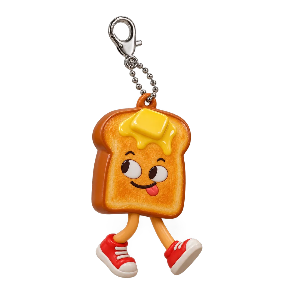 Toast on Legs, front view