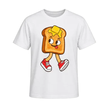 Toast on Legs Tee, back or side view