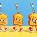 Toast on Legs in PVC, acrylic and plush